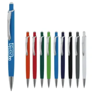 Ball pen Monaco Metal soft touch - LT87780 (gadzety reklamowe)